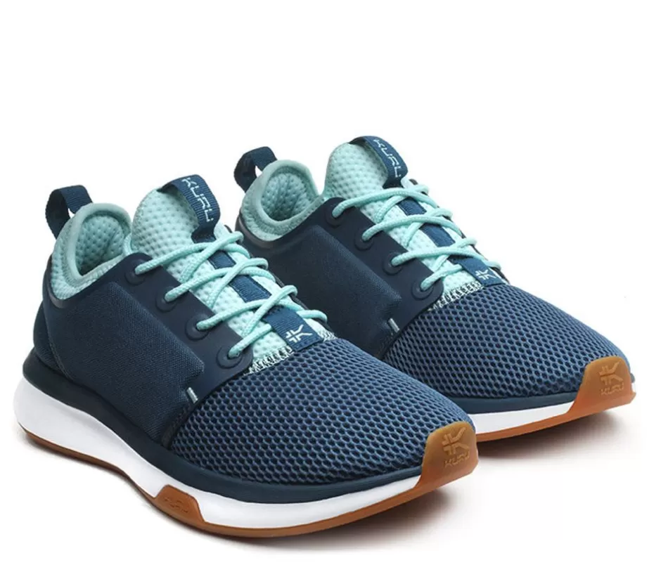 Sneakers<KURU Footwear Atom Tidal Wave-White-Oasis Blue