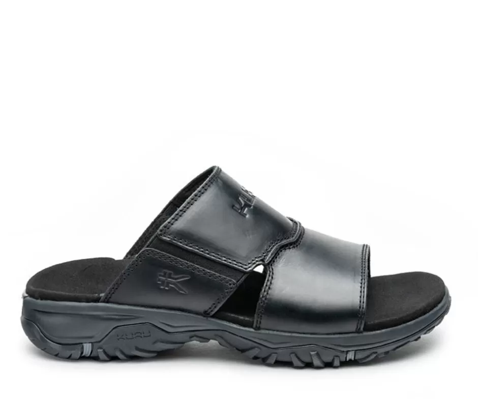 Sandals<KURU Footwear Cove Jet Black-Slate Gray