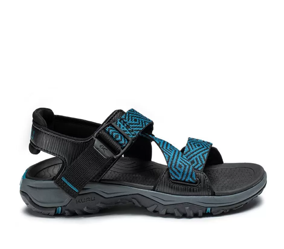 Sandals<KURU Footwear Current Jet Black-Wailea Blue