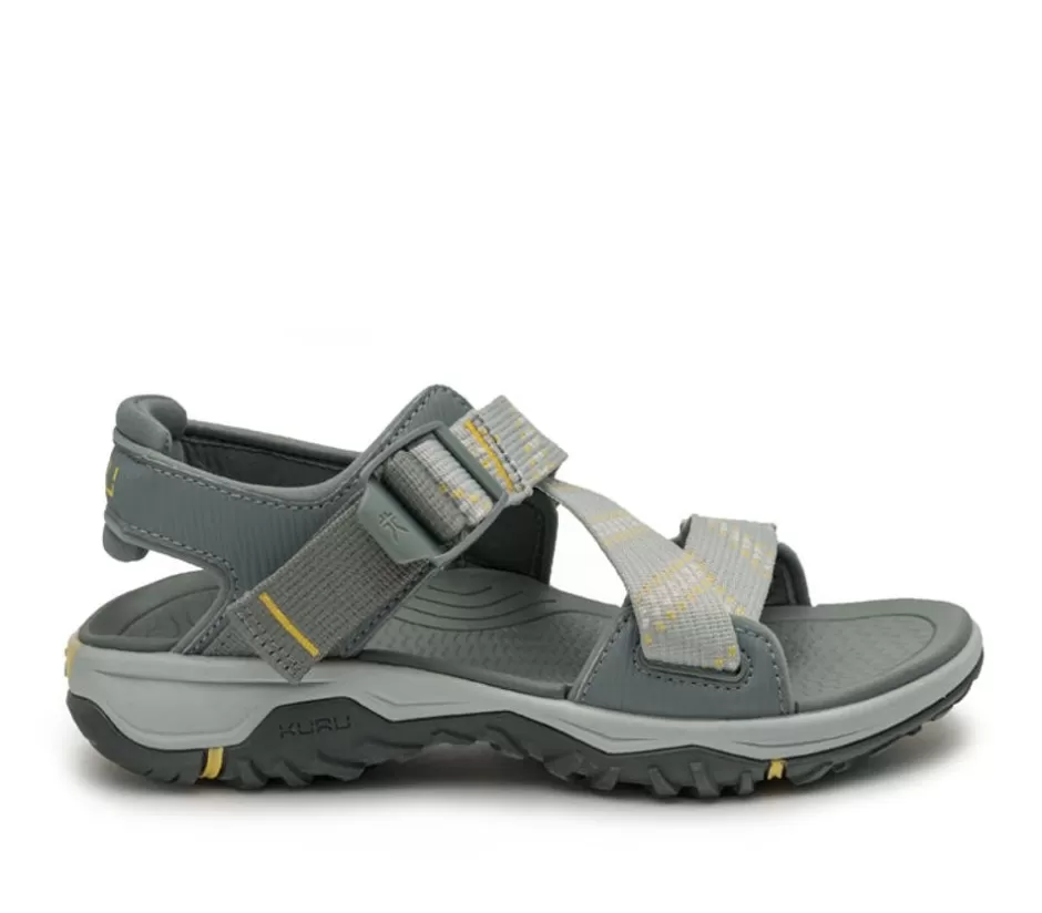 Sandals<KURU Footwear Current Cloud Gray-Soft Yellow