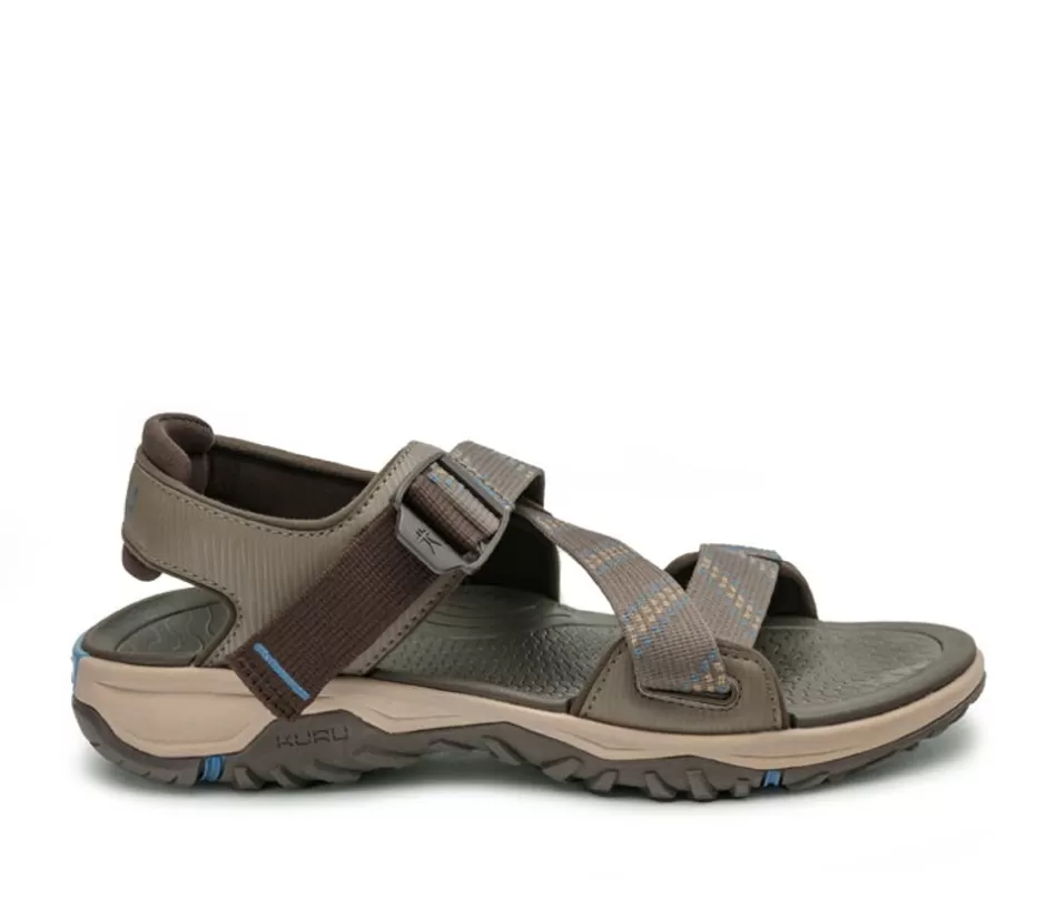 Sandals<KURU Footwear Current Cedar Brown-Mineral Blue