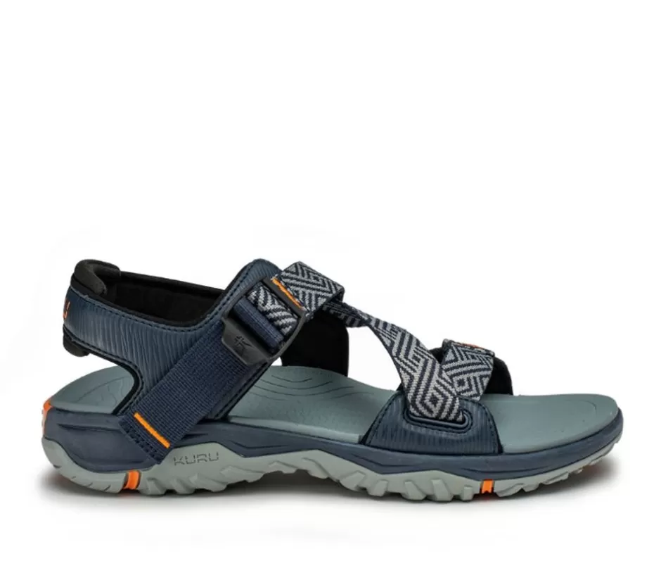 Sandals<KURU Footwear Current Midnight Blue-Orange Spice