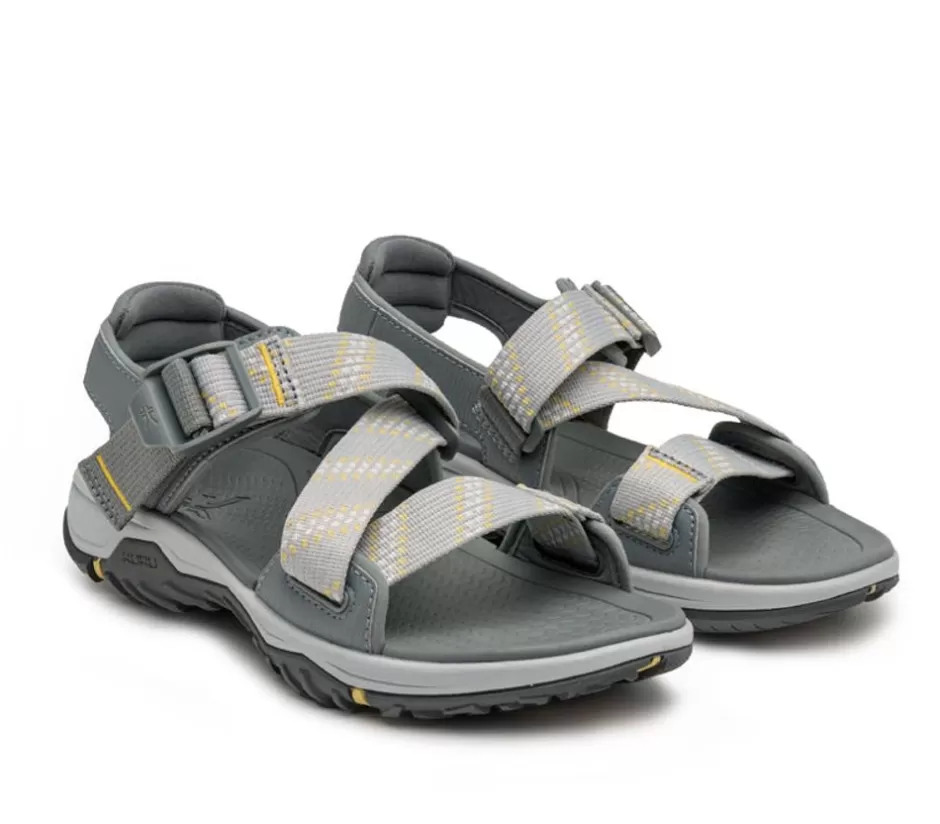 Sandals<KURU Footwear Current Cloud Gray-Soft Yellow