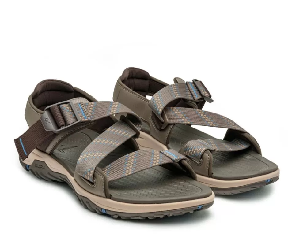 Sandals<KURU Footwear Current Cedar Brown-Mineral Blue