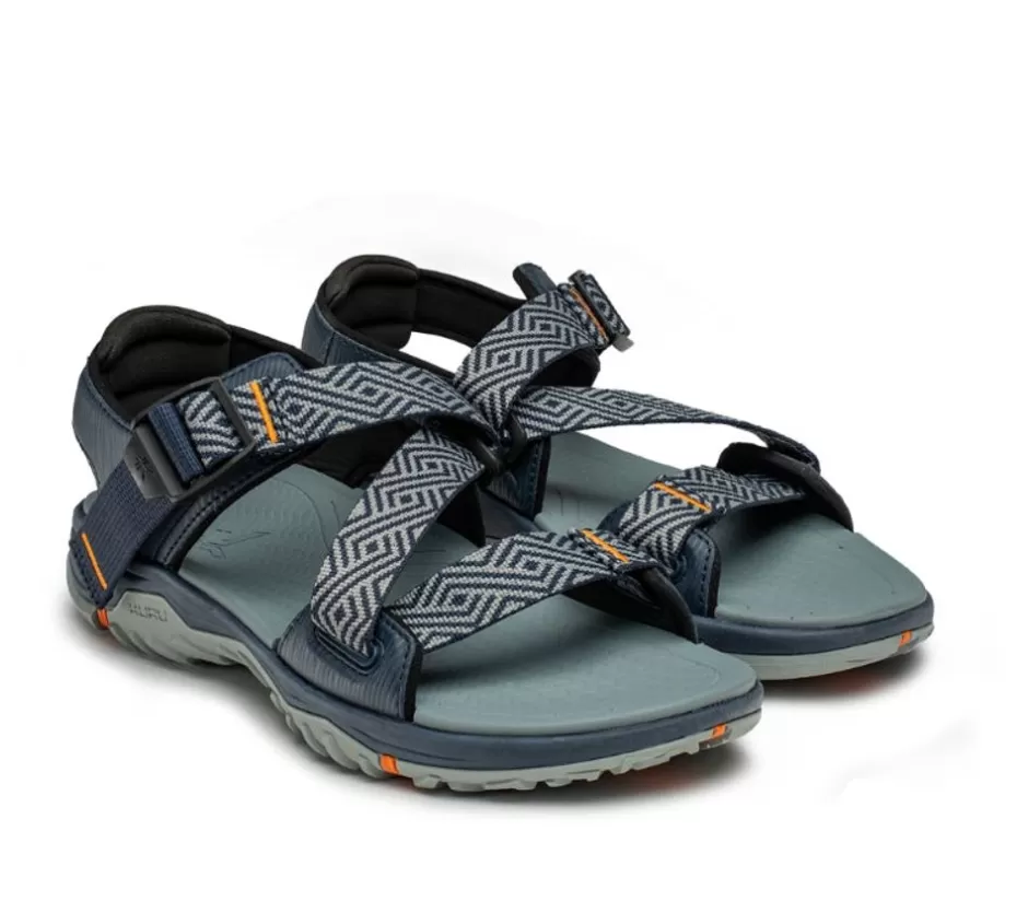 Sandals<KURU Footwear Current Midnight Blue-Orange Spice