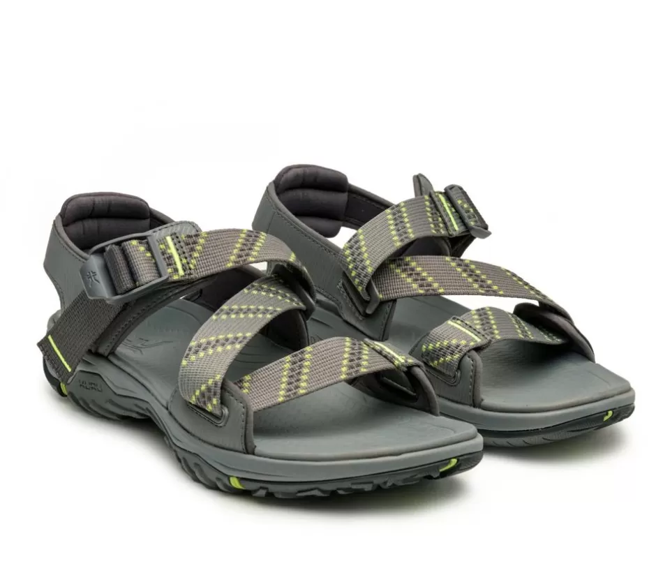 Sandals<KURU Footwear Current Slate Gray-Kuru Green