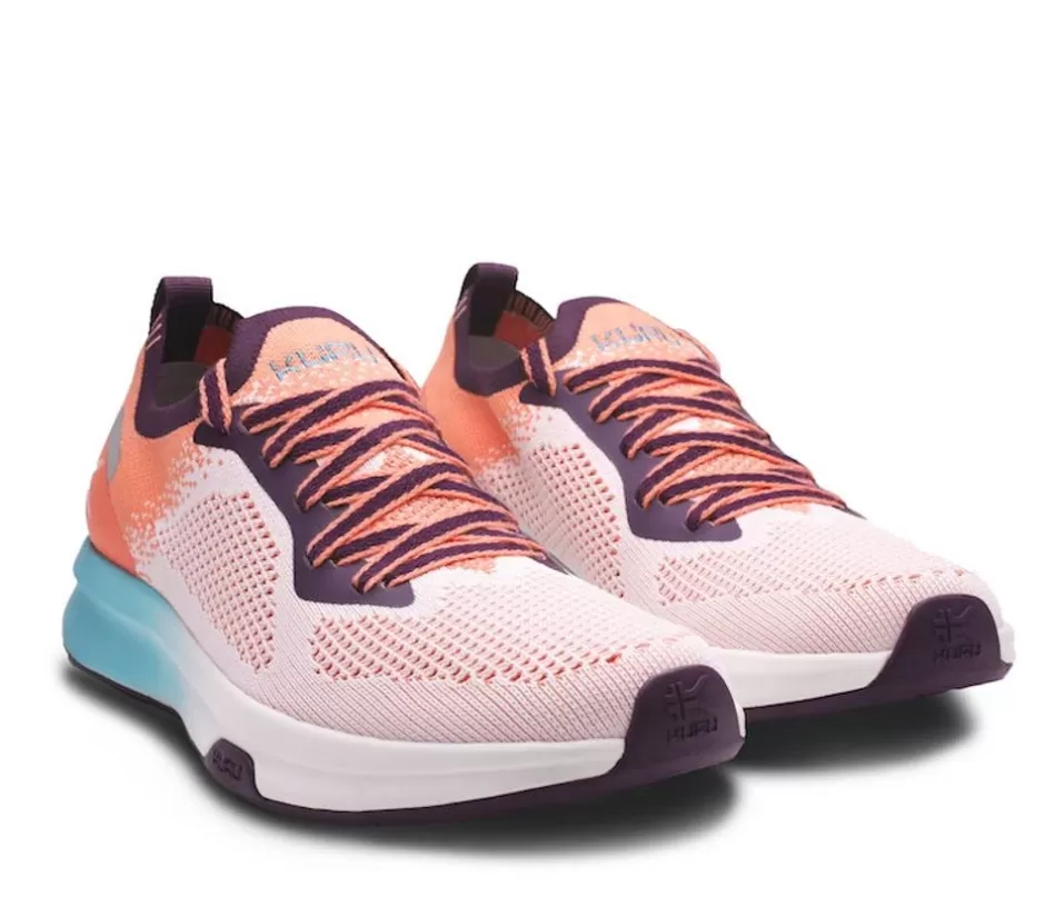 Sneakers<KURU Footwear Flux Orange Sherbet-Calypso Blue
