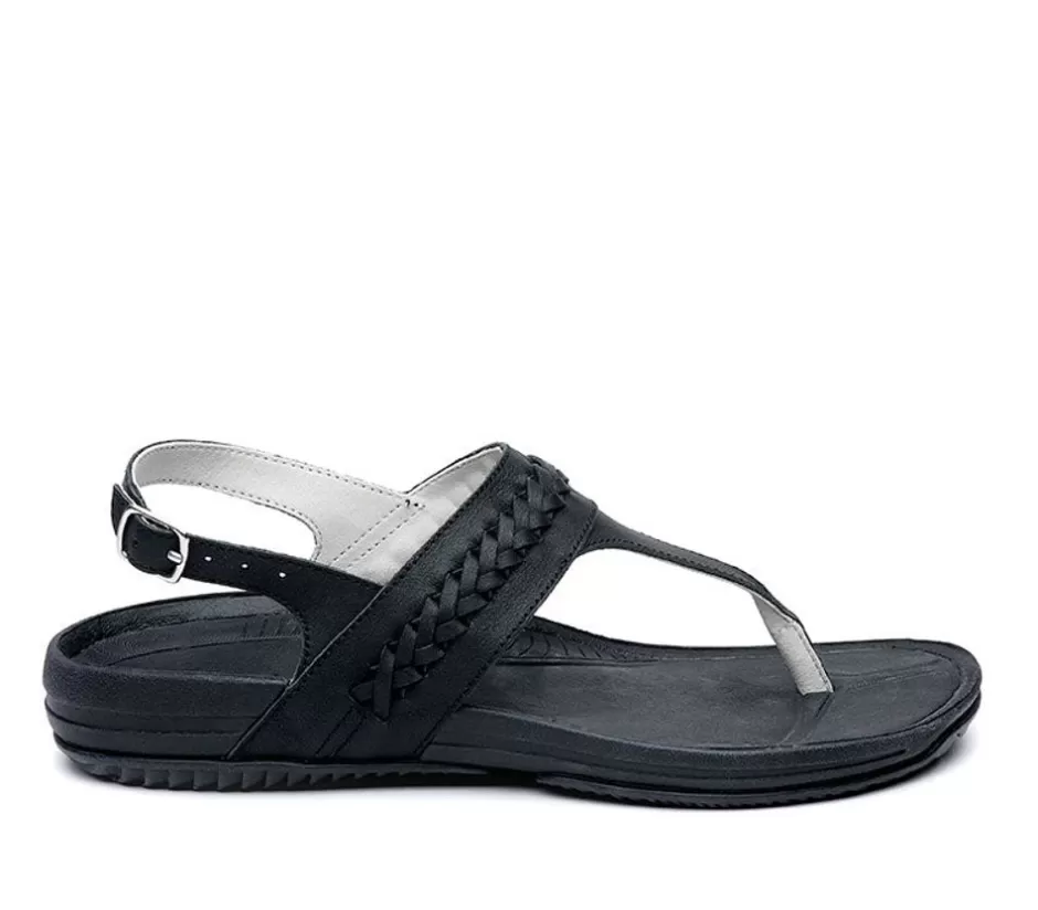 Sandals<KURU Footwear Letti Jet Black