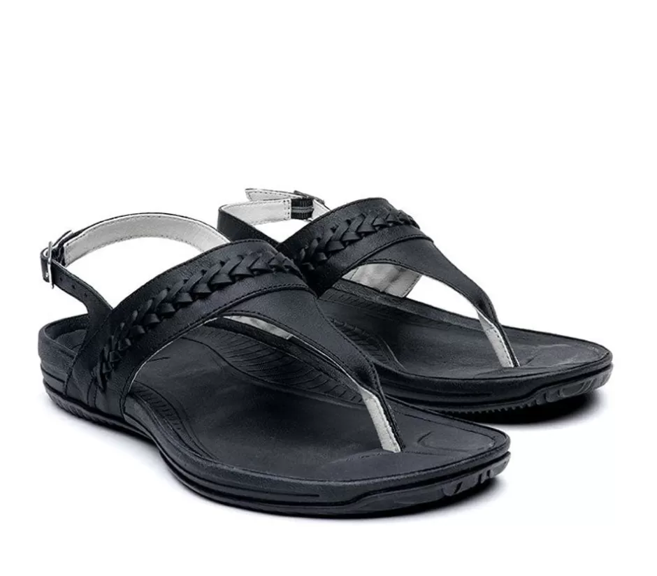 Sandals<KURU Footwear Letti Jet Black