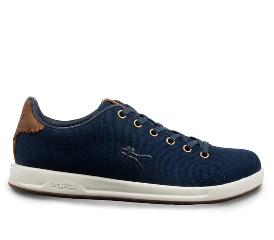 Sneakers<KURU Footwear Roam Deep Navy-White-Mustang Brown