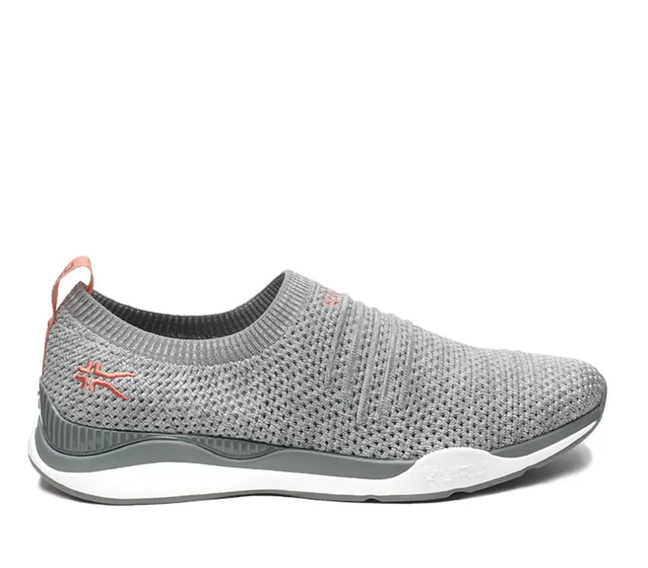 Slip-Ons<KURU Footwear Stride Heather Gray-White-Peach Pink