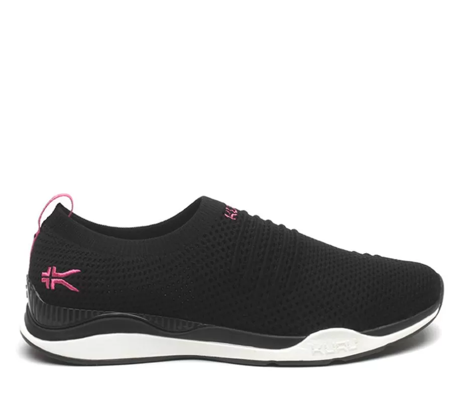 Slip-Ons<KURU Footwear Stride Jetblack-White-Berrypink