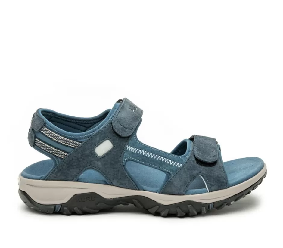 Sandals<KURU Footwear Tread Midnight Blue-Stone Gray