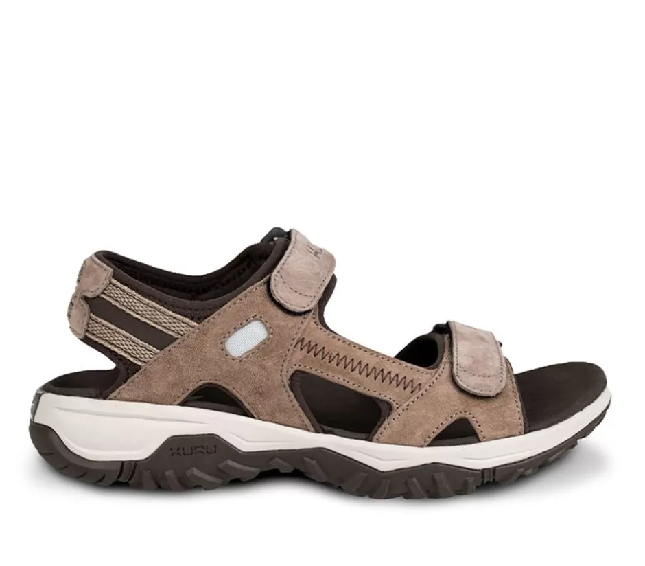 Sandals<KURU Footwear Tread Cedar Brown-Vanilla Cream-Pale Khaki