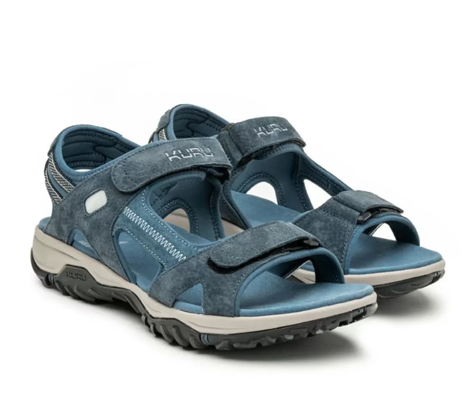 Sandals<KURU Footwear Tread Midnight Blue-Stone Gray