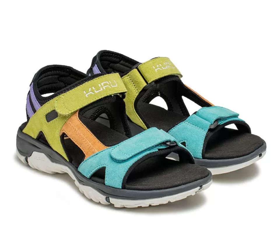 Sandals<KURU Footwear Tread Multicolor-Jet Black