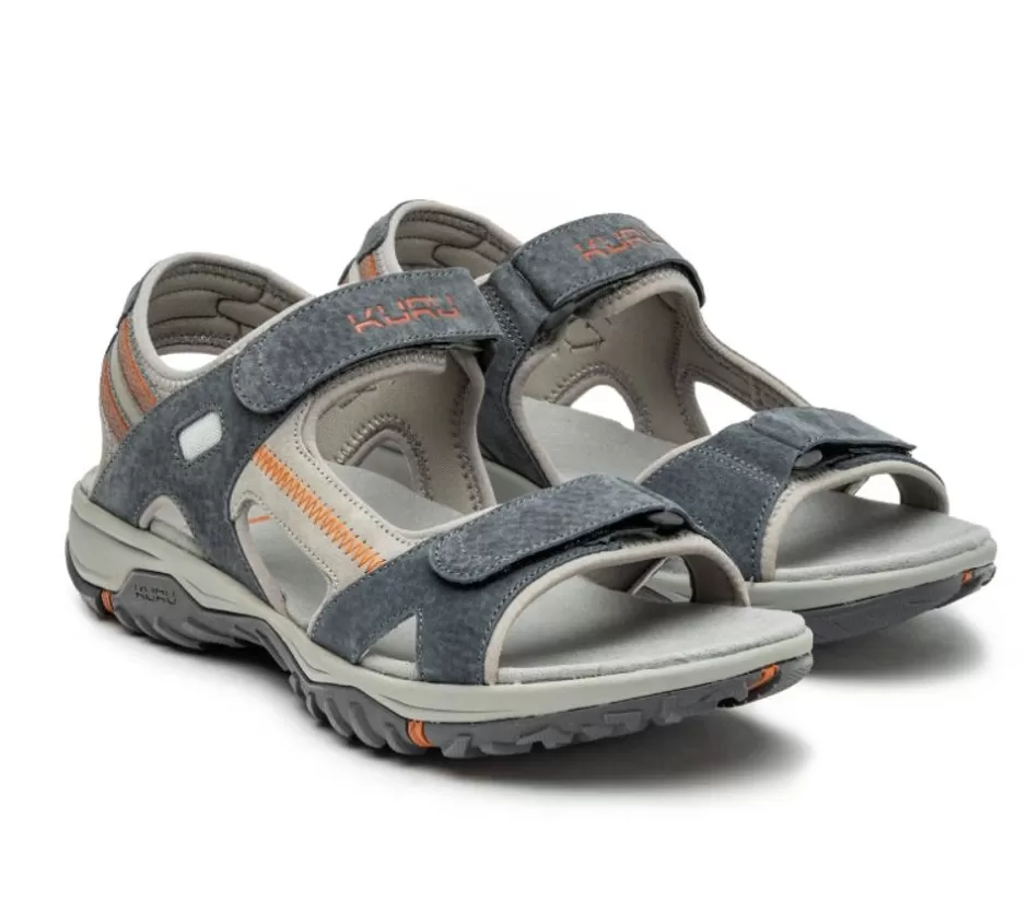Sandals<KURU Footwear Tread Slate Gray-Burnt Orange